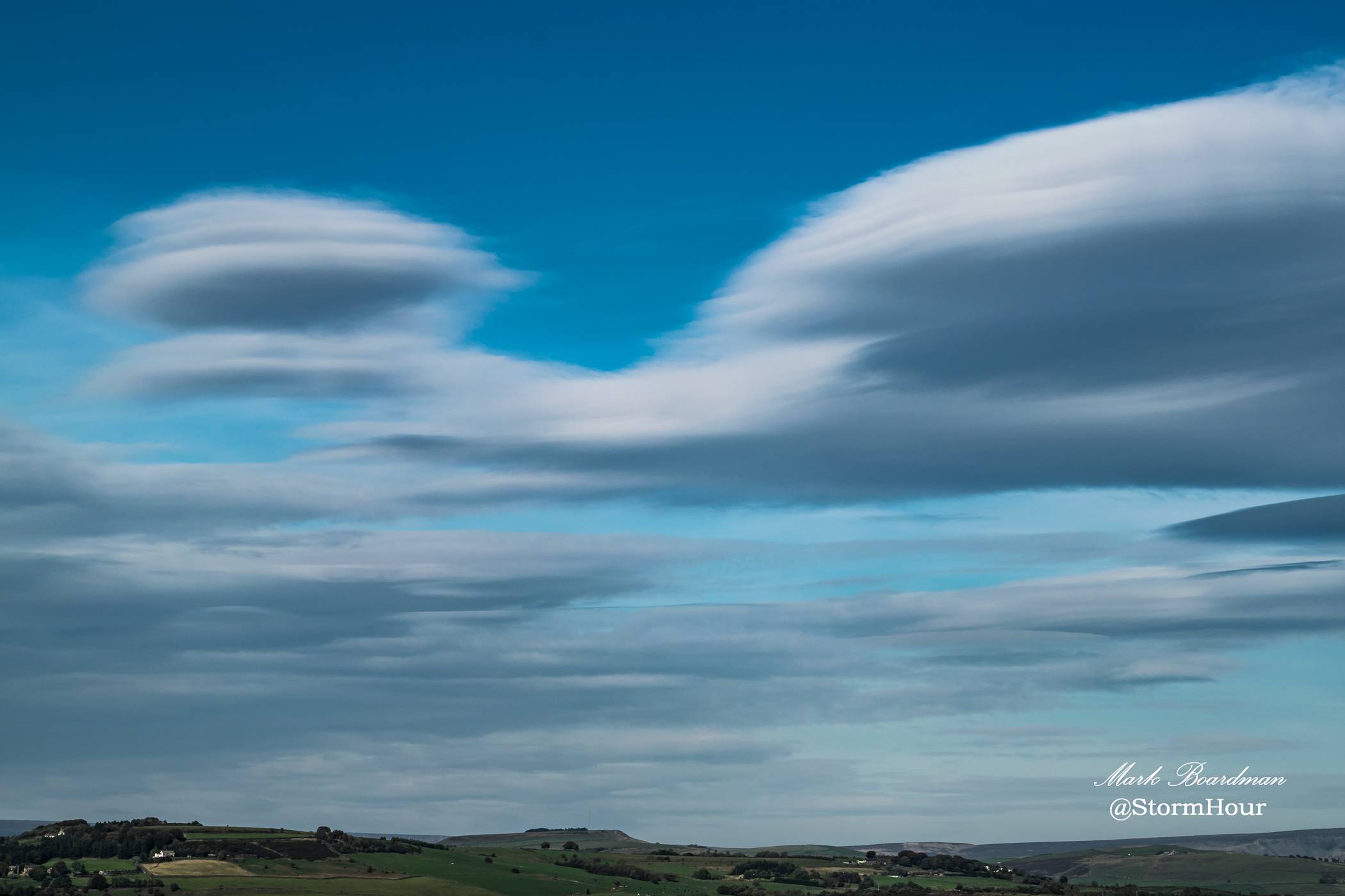 Lenticular Clouds over Lyme Park