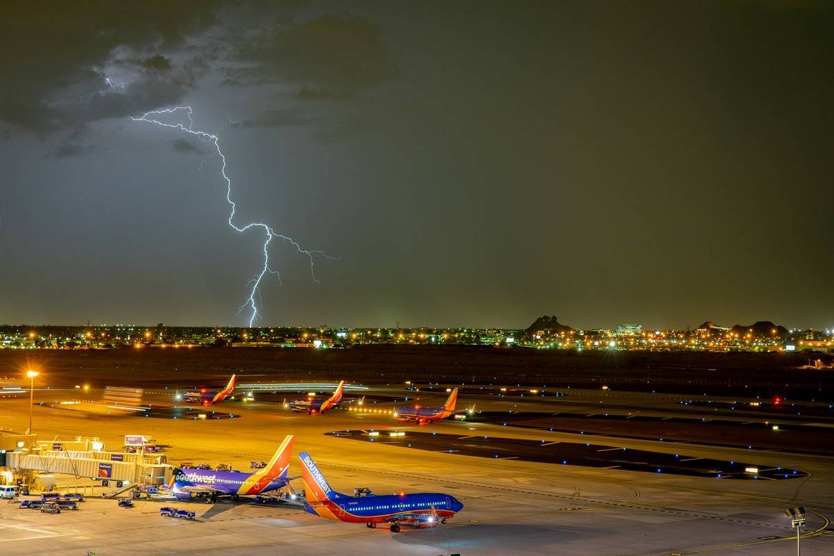 1st Place Thunderstorm over Phoenix Arizona during the 2018 Monsoon by Scott Wood @Scott_Wood