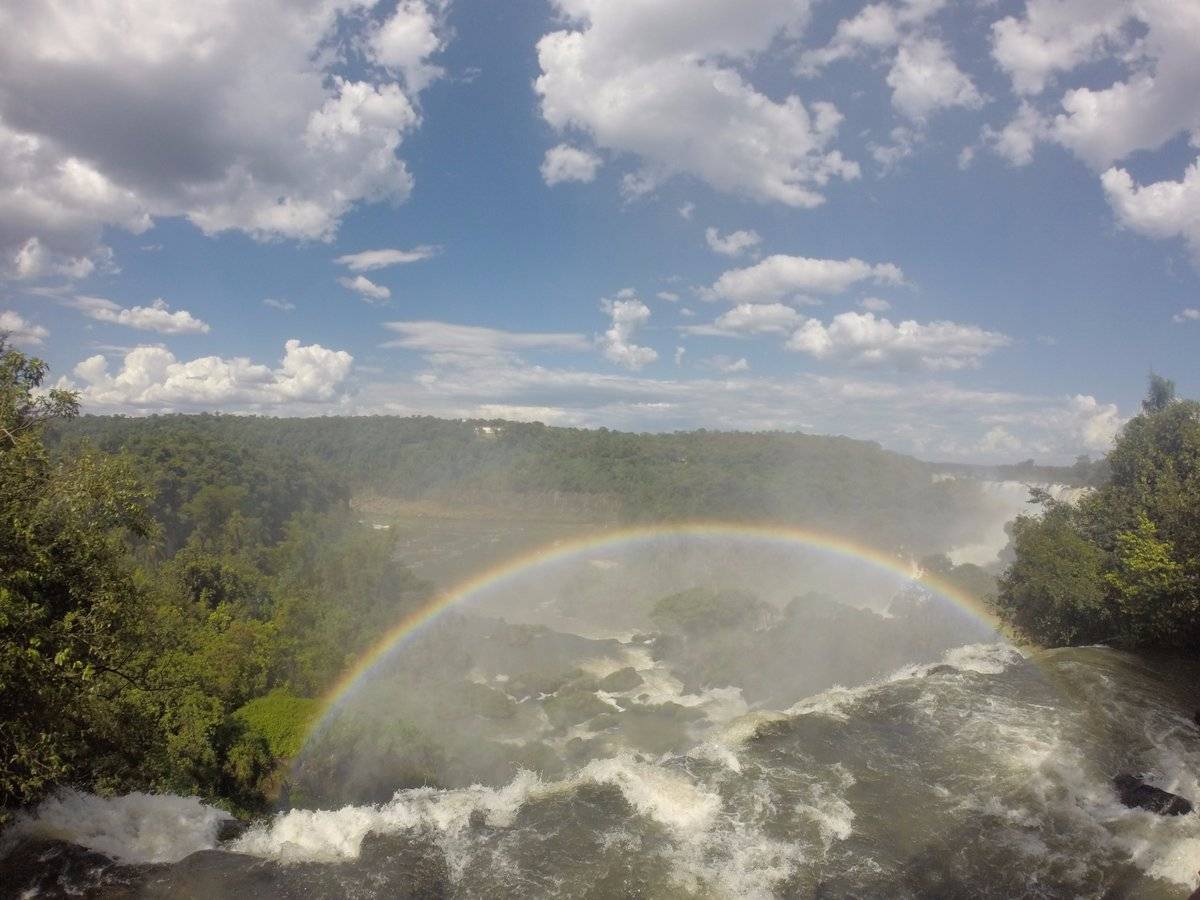 1st Place Gustav Teschner @gustav_te Great rainbow at the Iguacu Falls, Brasil! Nature is such a beauty.