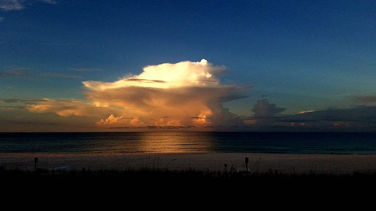 1st Place Hugh @hree58 Early morning storm offshore at Okaloosa Island Florida July 2017