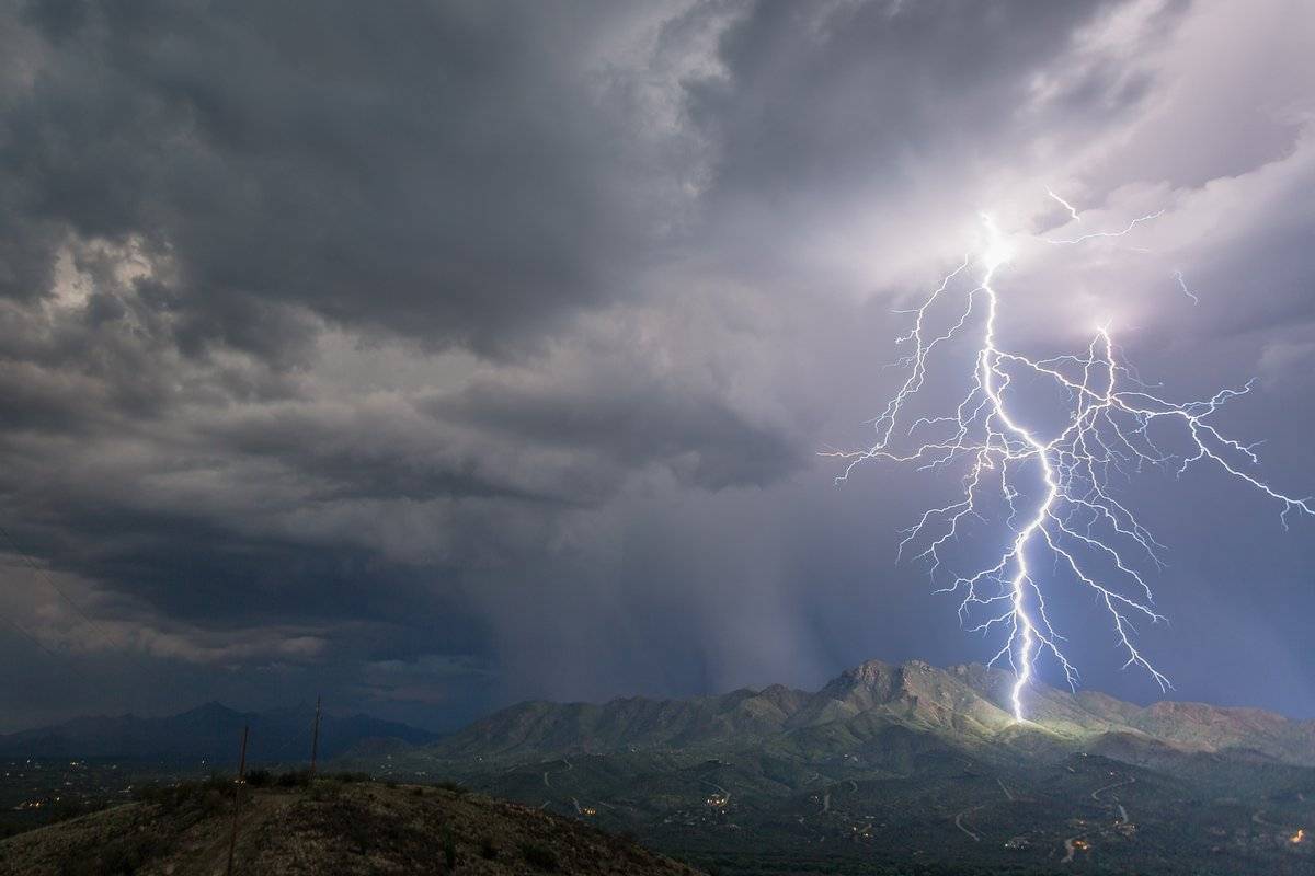 1st Place Lori Grace Bailey @lorigraceaz storm over Rio Rico, AZ on August 16, 2016