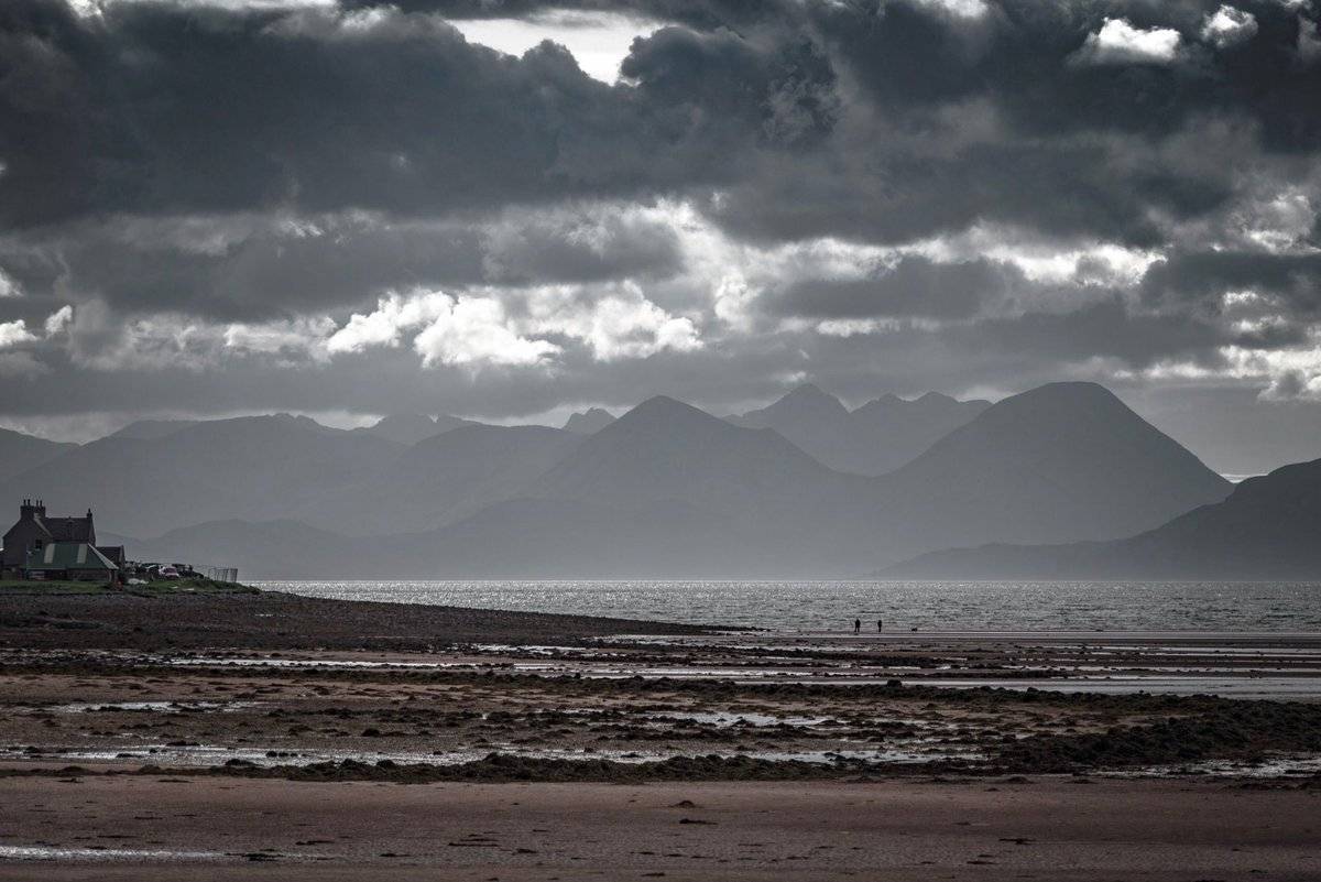 1st Place Looking across Applecross beach to Eigg and Rhum by Mike Cooper @craiglinscheoch