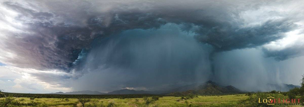 "My first storm chase yesterday near Green Valley, AZ"
