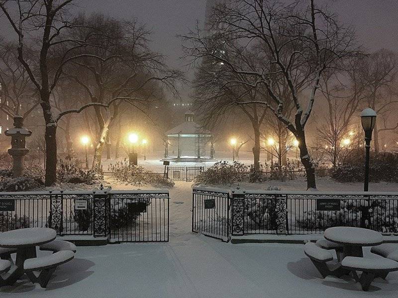 "NyonAir PARK - UWS - II, NYC (Snowstorm January)"