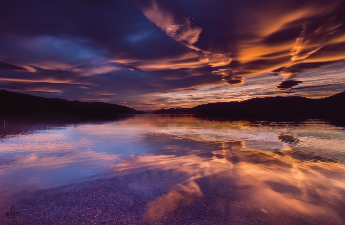 2nd Place A monster of a sunset over Loch Ness by Impact Imagz @ImpactImagz
