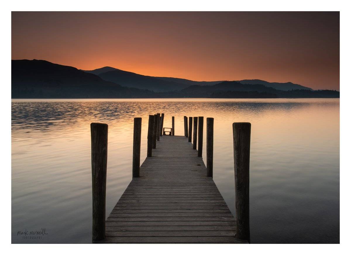 2nd Place Ashness jetty derwent water at sunset by mmcneillphotography @marksmcneill