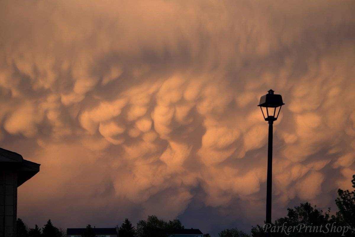 2nd Place Dennis Stephens @ParkerTechGuy Mammatus Clouds from Parker, Colorado 