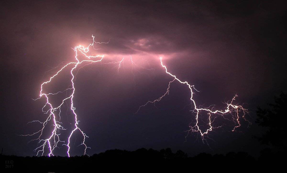 2nd Place Eddie Ledbetter @eddieledbetter Lightning over Bulloch County, SE GA