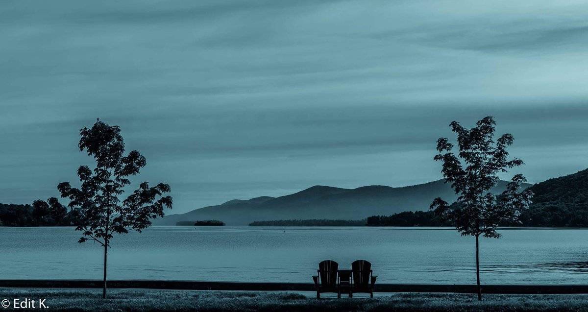 2nd Place Edit K. @007_edit A seat for two. Misty morning at Lake George, NY