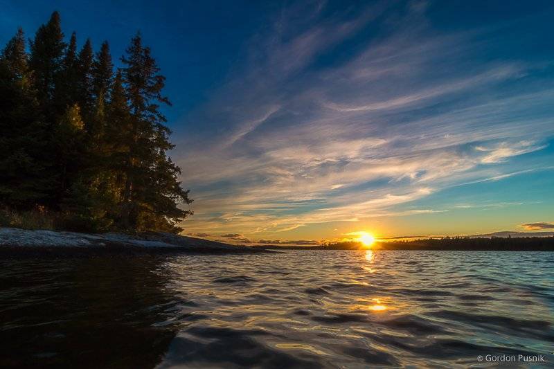 A photo from what now seems like a very long time ago, when the lakes here in Northern Ontario were liquid.