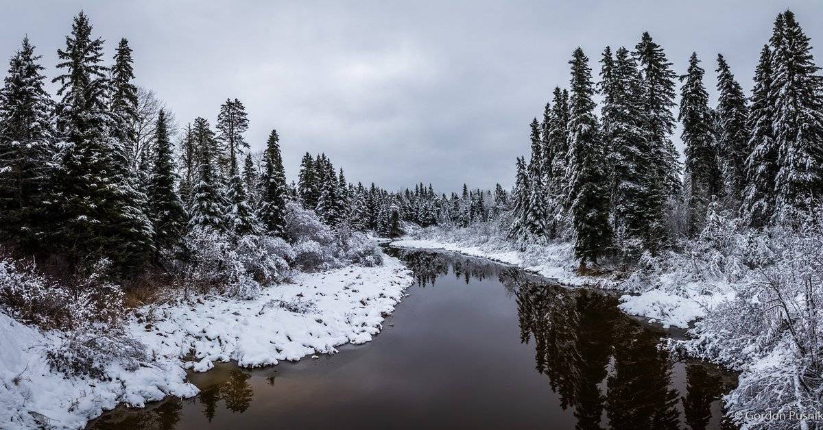 2nd Place Gordon Pusnik @gordonpusnik First Snow - N.W. Ontario