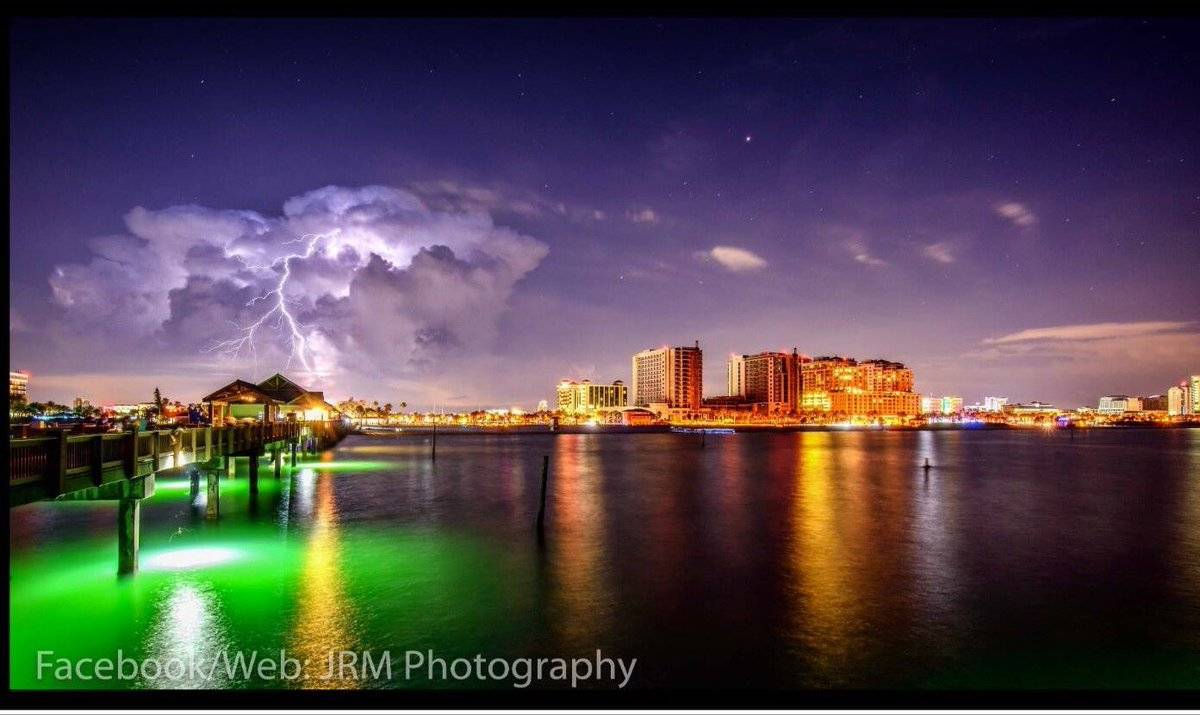 Storm on holiday in Clearwater Beach
