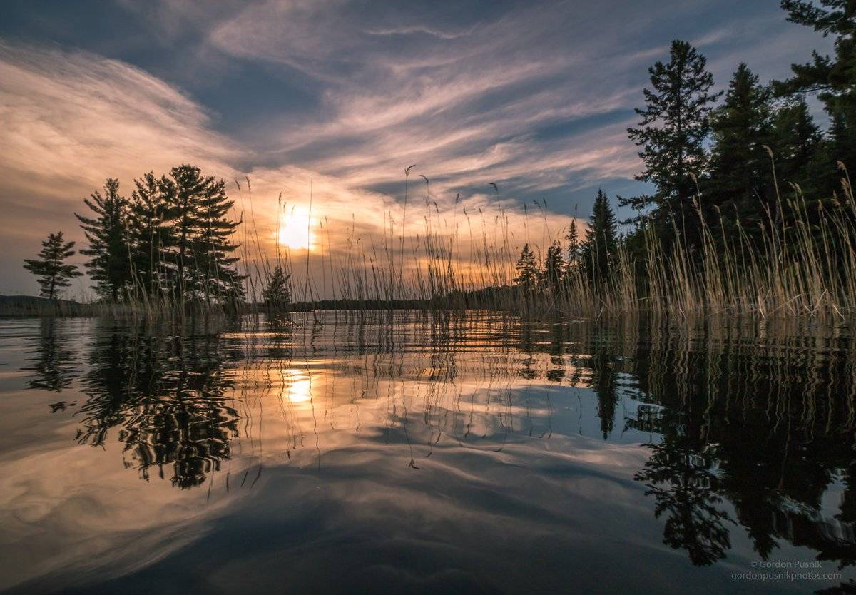 3rd Place A nice sunset in N.W. Ontario by Gordon Pusnik @gordonpusnik