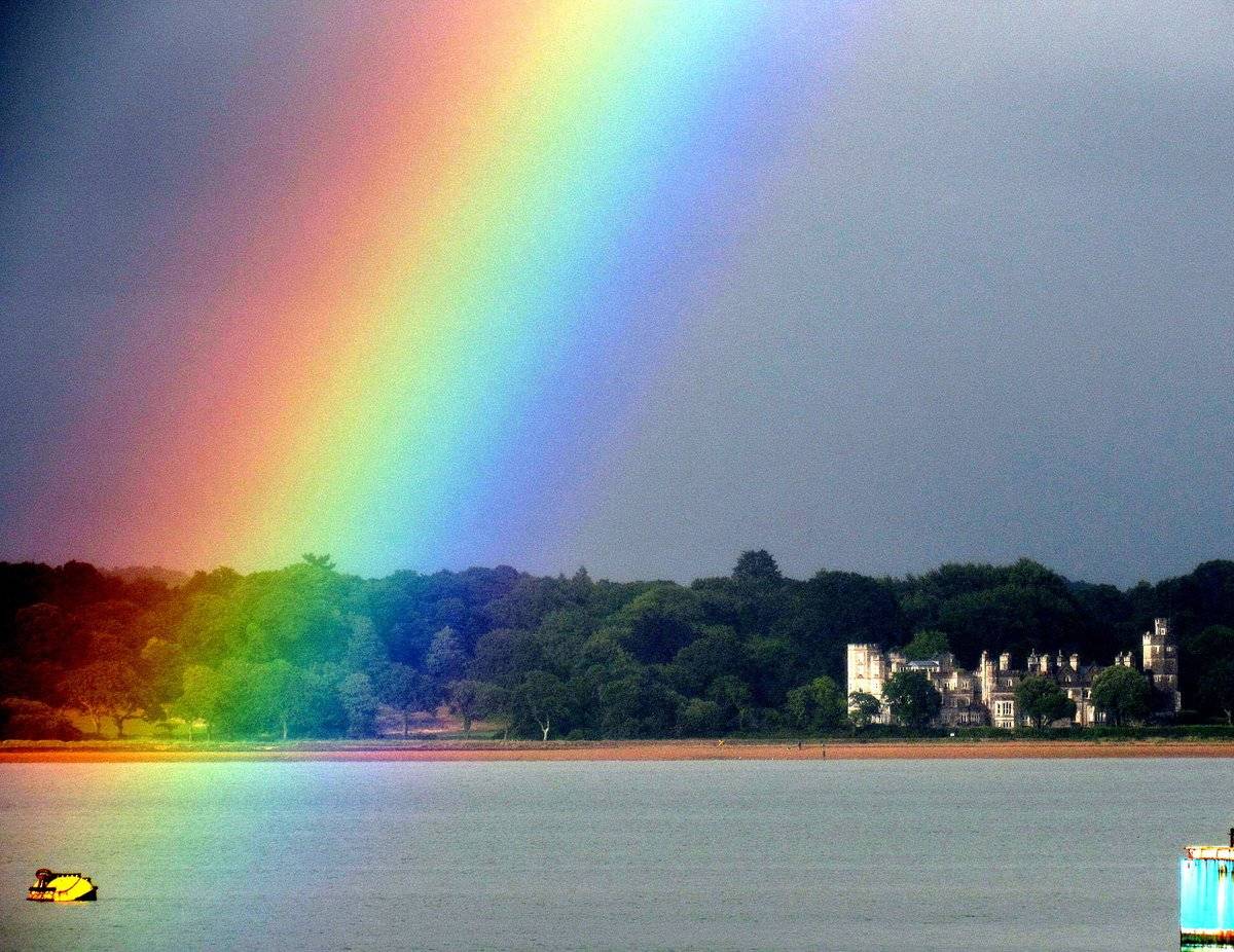 3rd Place Ali @AliDiva_ Pot of gold at the end of the rainbow in Hythe, Hampshire