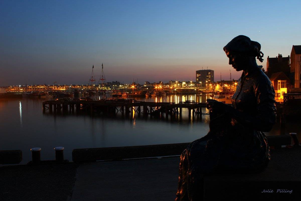 3rd Place Bridlington Harbour at sunset, East Yorkshire Julie @juliepilling7