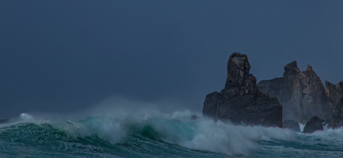 3rd Place Dalmore Beach being battered by an Atlantic gale by Impact Imagz @ImpactImagz