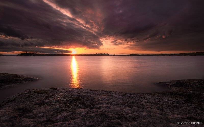 I love a sunset after a storm, lots of colour