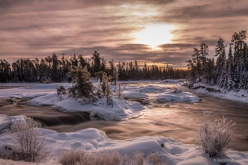 A snowy Northern Ontario