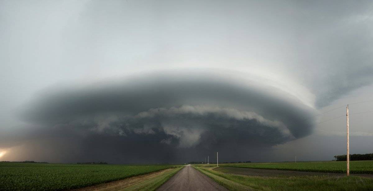 3rd Place Jason Bednar @JasonBednar1 Tornadic supercell near Borup, Minnesota on July 11th, 2017