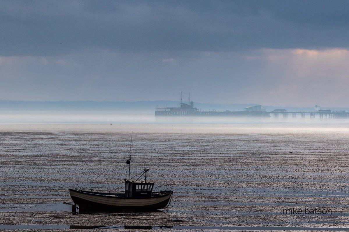 3rd Place Rather misty before the rain set in over the Thames Estuary in Southend by Mike Batson @mikebatson5d