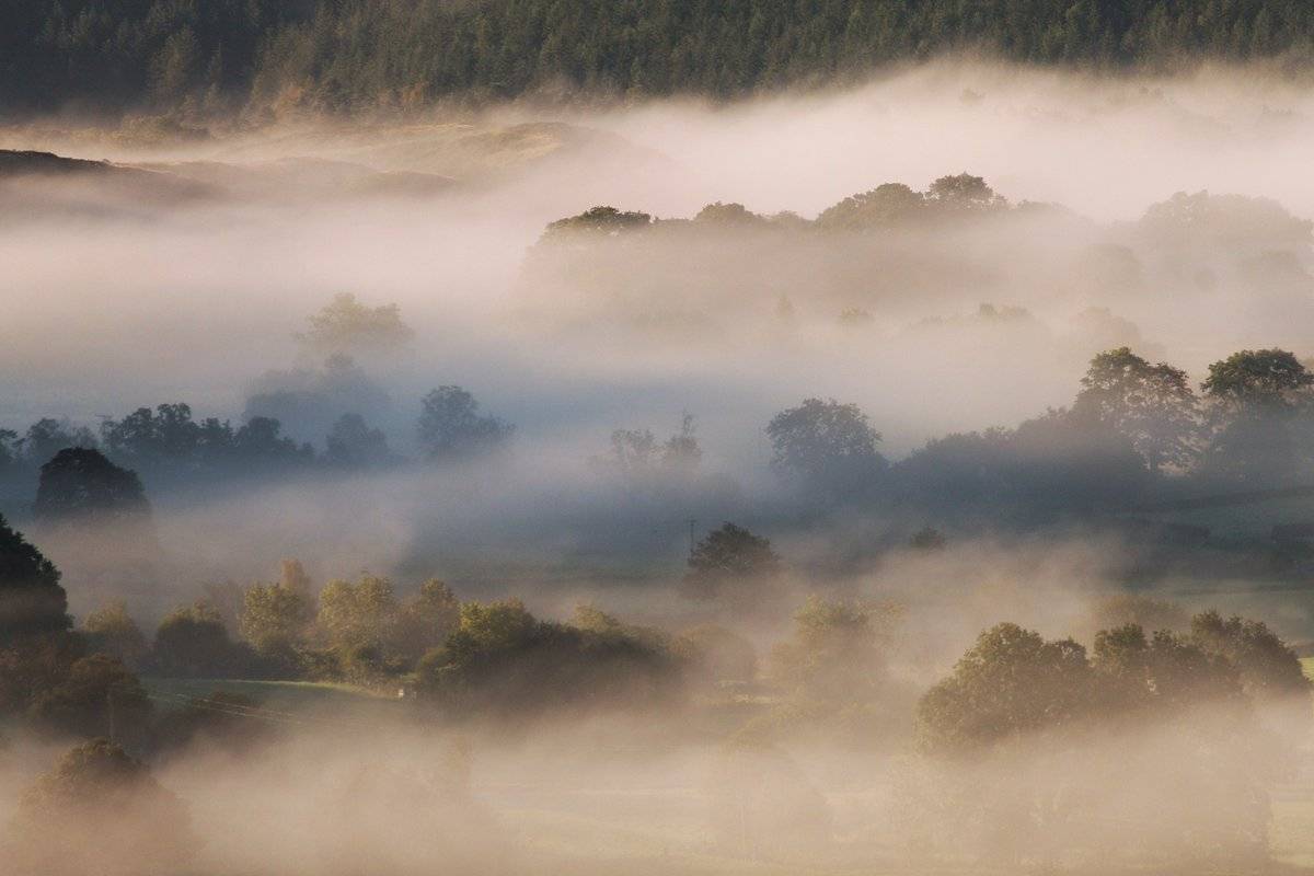 "Through The Mist" looking out from Castlerigg Stone Circle The Lake District