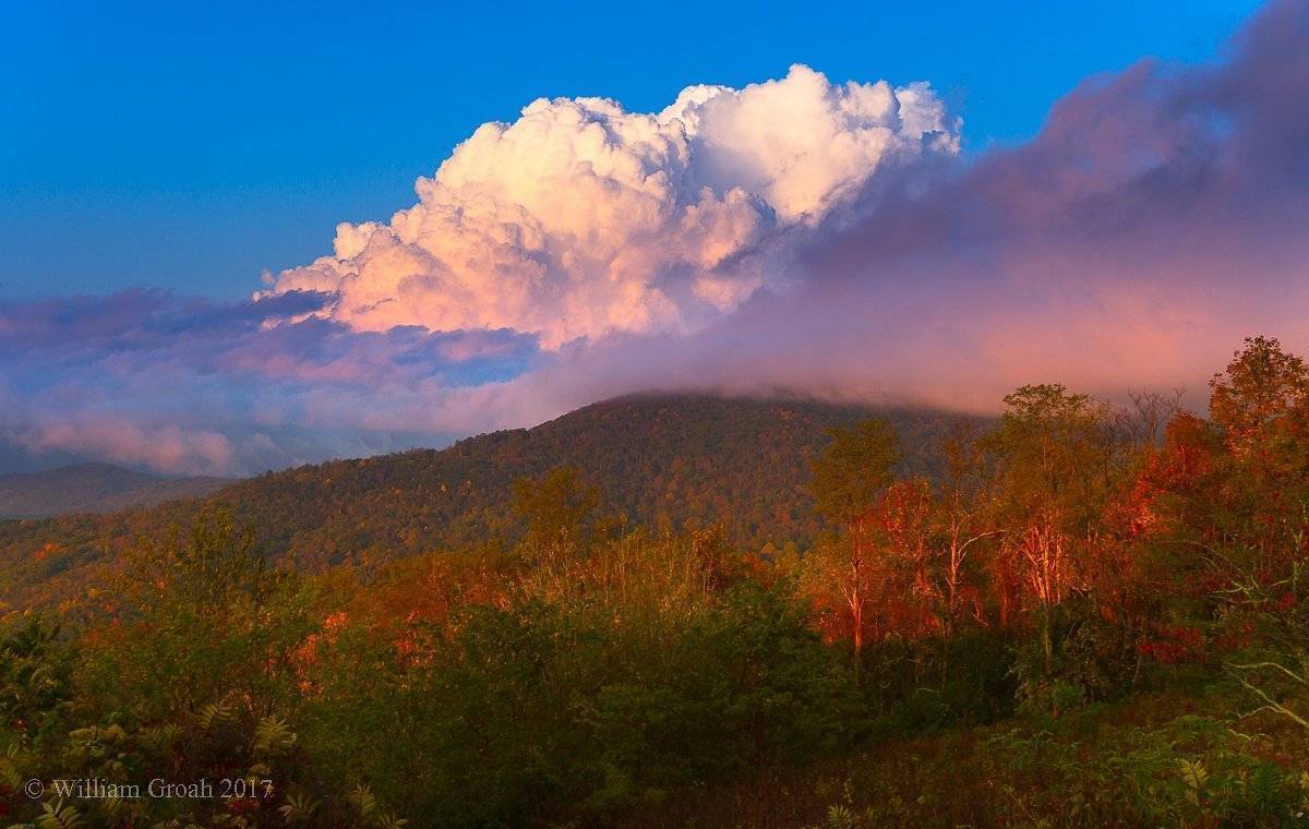 3rd Place William Groah @WGroah Amazing sunset at Shenandoah National Park