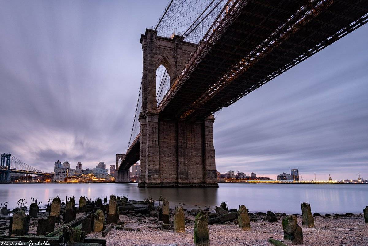 Beneath the Brooklyn Bridge by Nicholas Isabella @NycStormChaser