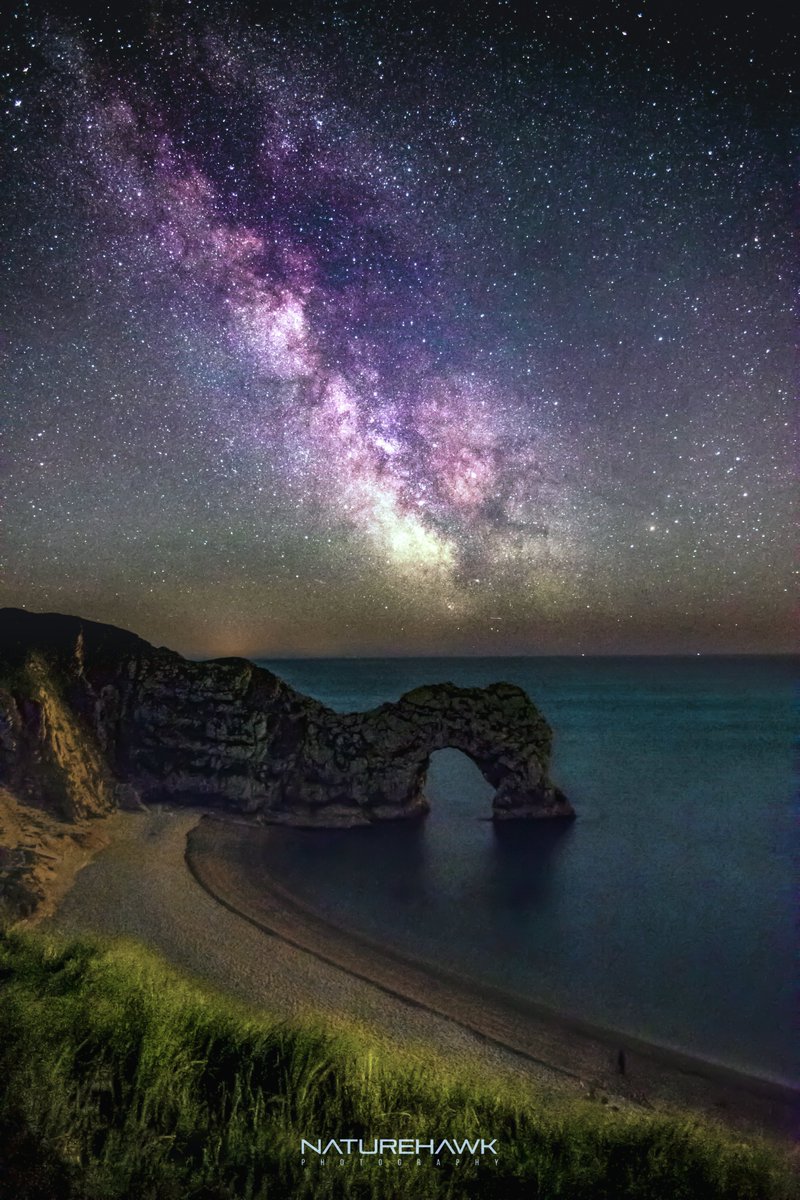 Durdle Door under the Milky Way by Naturehawk Photo @NaturehawkPhoto