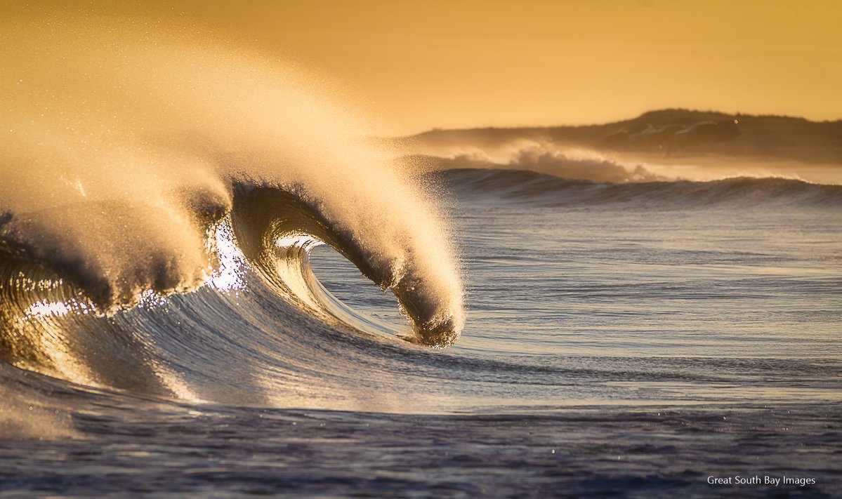 Golden Surf 3-2-19 at Shinnecock Inlet Mike Busch Greatsouthbayimages @GSBImagesMBusch