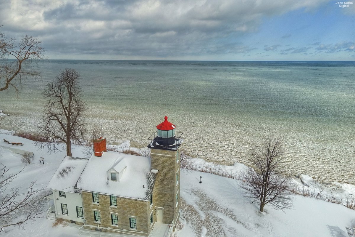 Lake Ontario shoreline at the 1871 Sodus Bay Lighthouse John Kucko @john_kucko