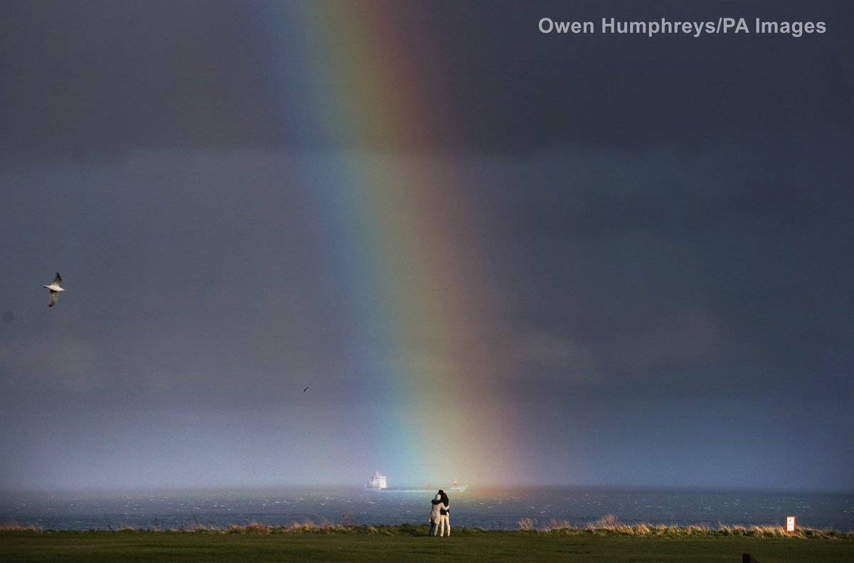 Rainbow at Whitley Bay by Owen Humphreys @owenhumphreys1 