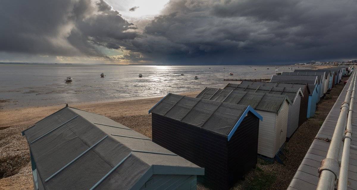 Storm front rolling down the Thames towards Thorpe Bay by Andy @1AndyPix