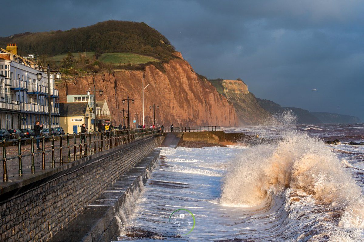 StormFreya at Sidmouth by Gary H Photography @GaryHolpin