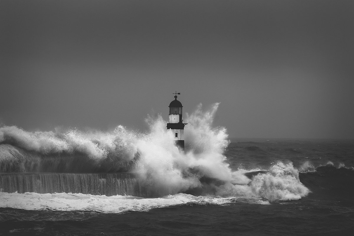 Stormy Seaham Harbour by Lee Stoneman @LPhotogr