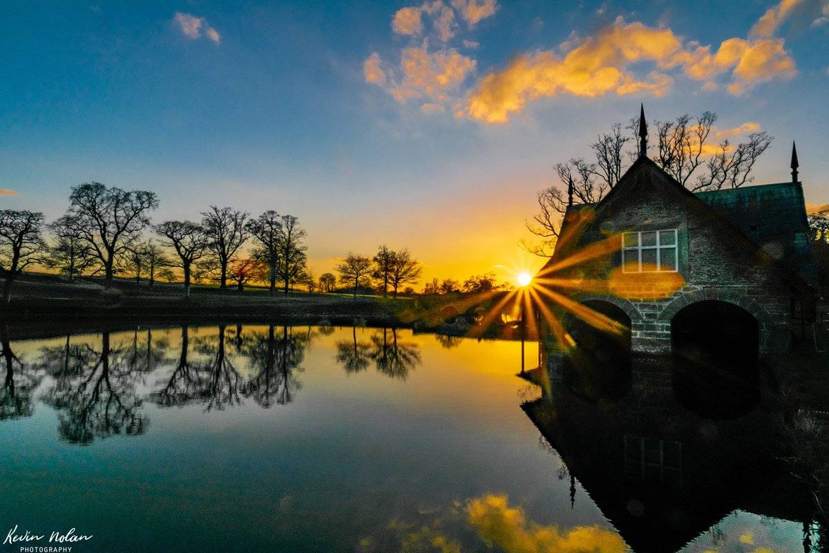 Sunset over Carton House yesterday evening near Dublin by Kevinnolanphoto @Kevinnolanphot1