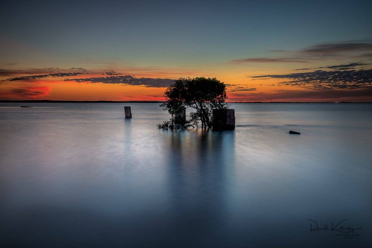 A long twilight exposure blend - Tampa Bay at the Gandy by Ronald Kotinsky @rkotinsky