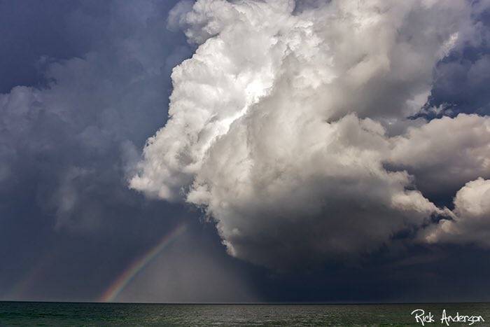 A storm lingers just offshore and puts on a show by Rick Anderson @RickAndersonOBX