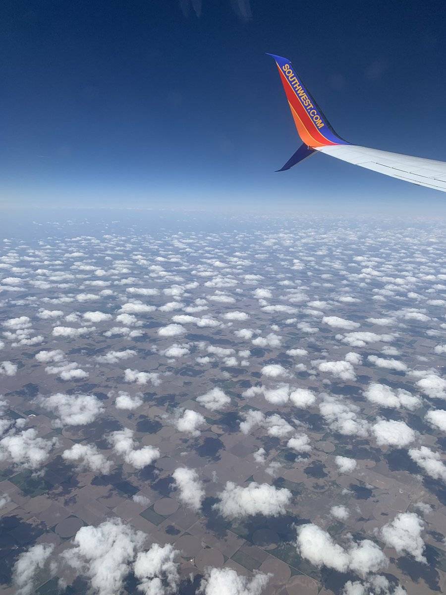Cumulus field flying over Kansas this afternoon by Erik Kostrzewa @FOX17Erik