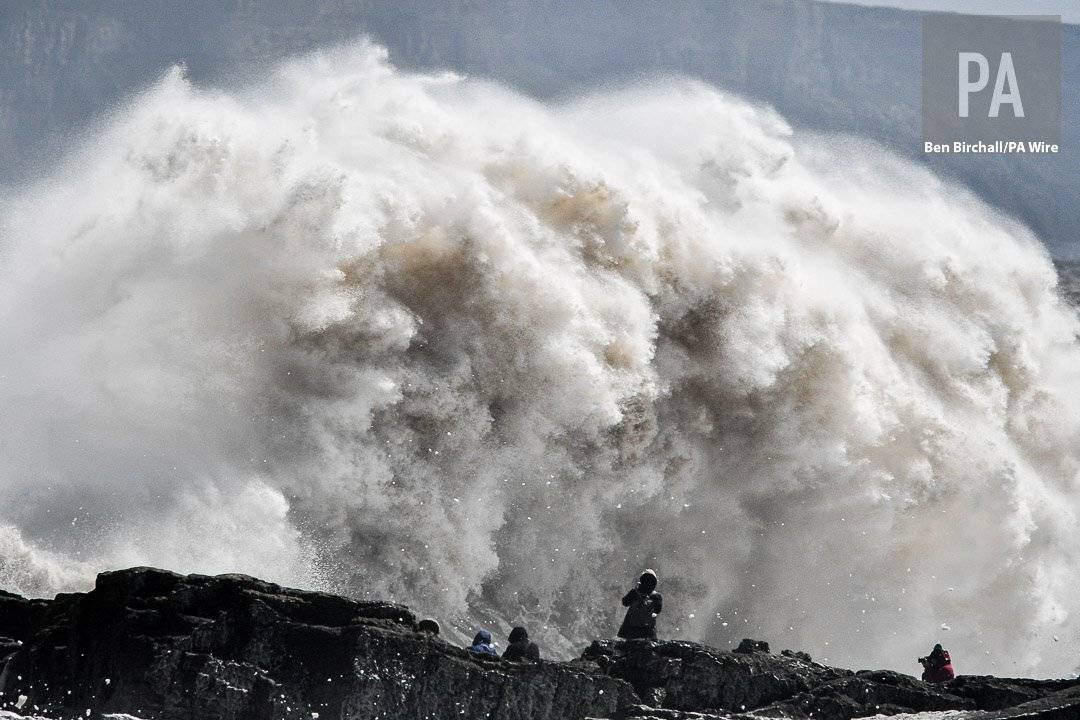 Dramatic waves at Porthcawl by Ben Birchall @BenBirchallUK