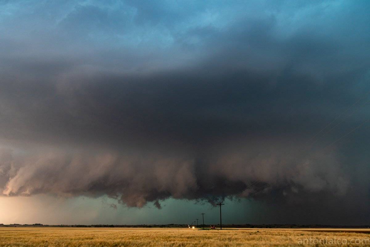 Storm near Enid, Oklahoma by Anton Falco @AntonFalcoWx