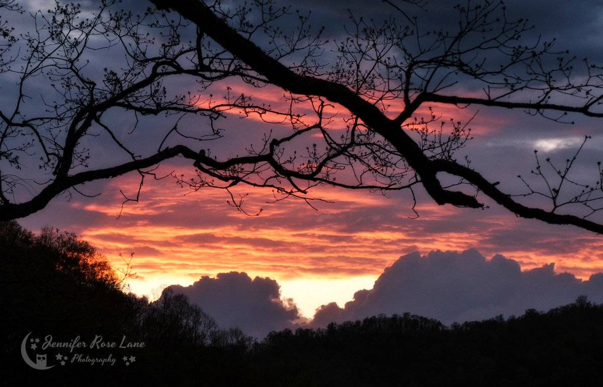 Sunset after the storm in Logan County by Jennifer Rose Lane @Jens_Starry_Sky