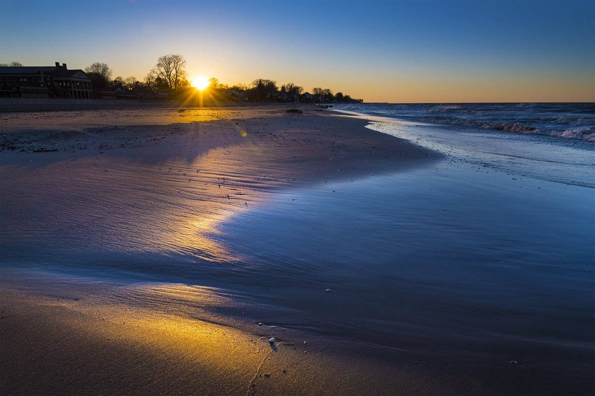 Sunset on Charlotte Beach by James Montanus @JamesMontanus