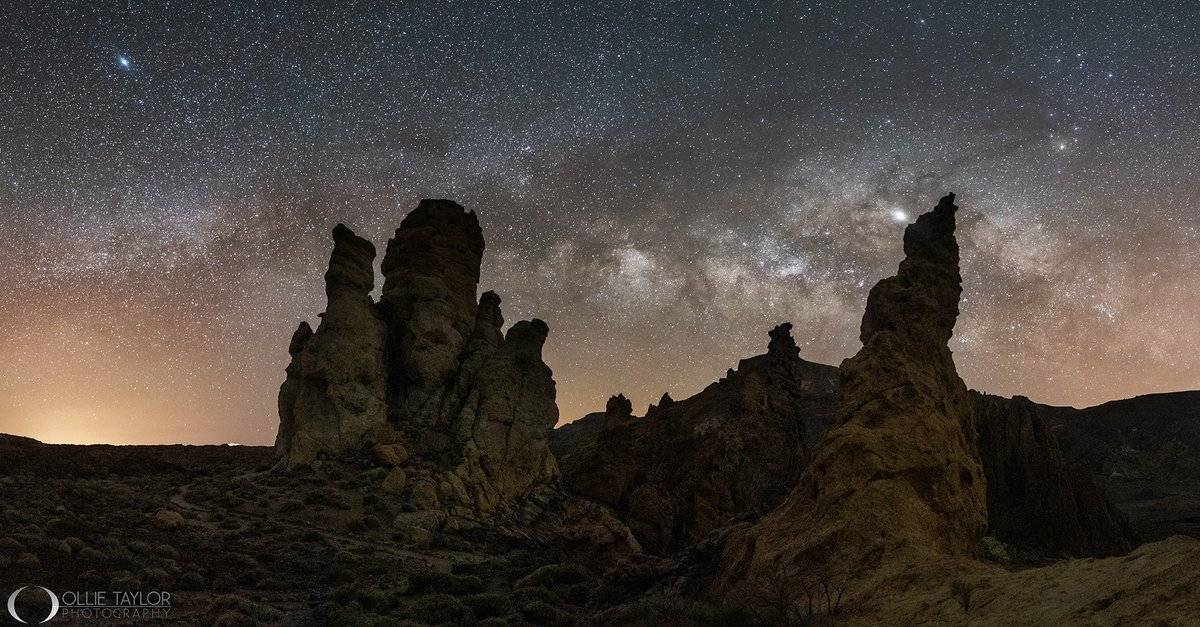The Milky Way over Tenerife by Ollie Taylor @OllieTPhoto