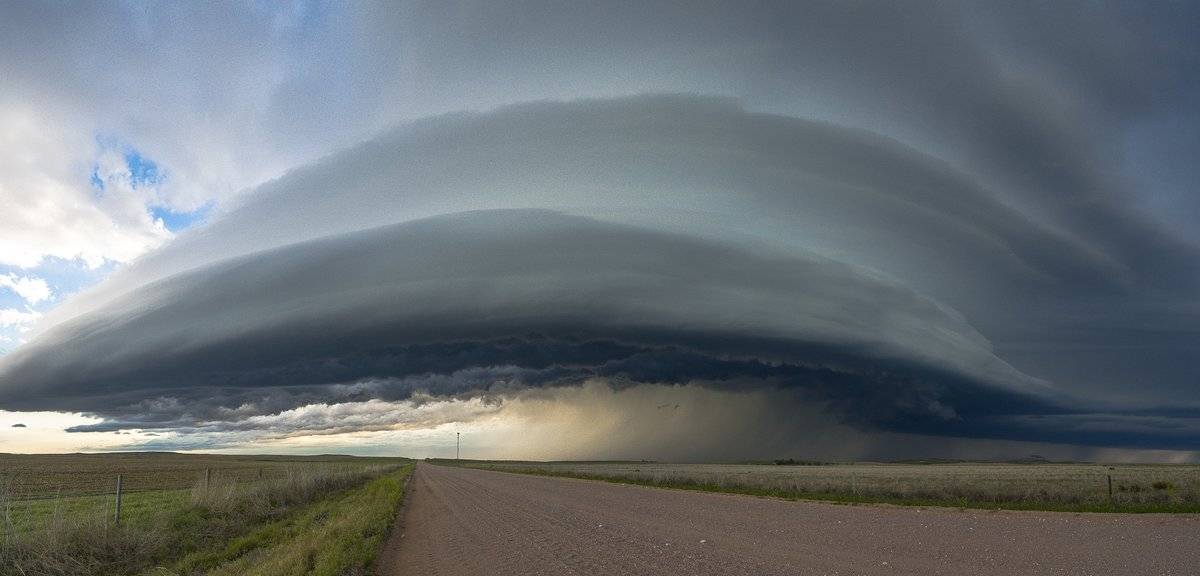 Supercell north of Wray, Colorado on Memorial Day by Ted Silvius @TedSilvius