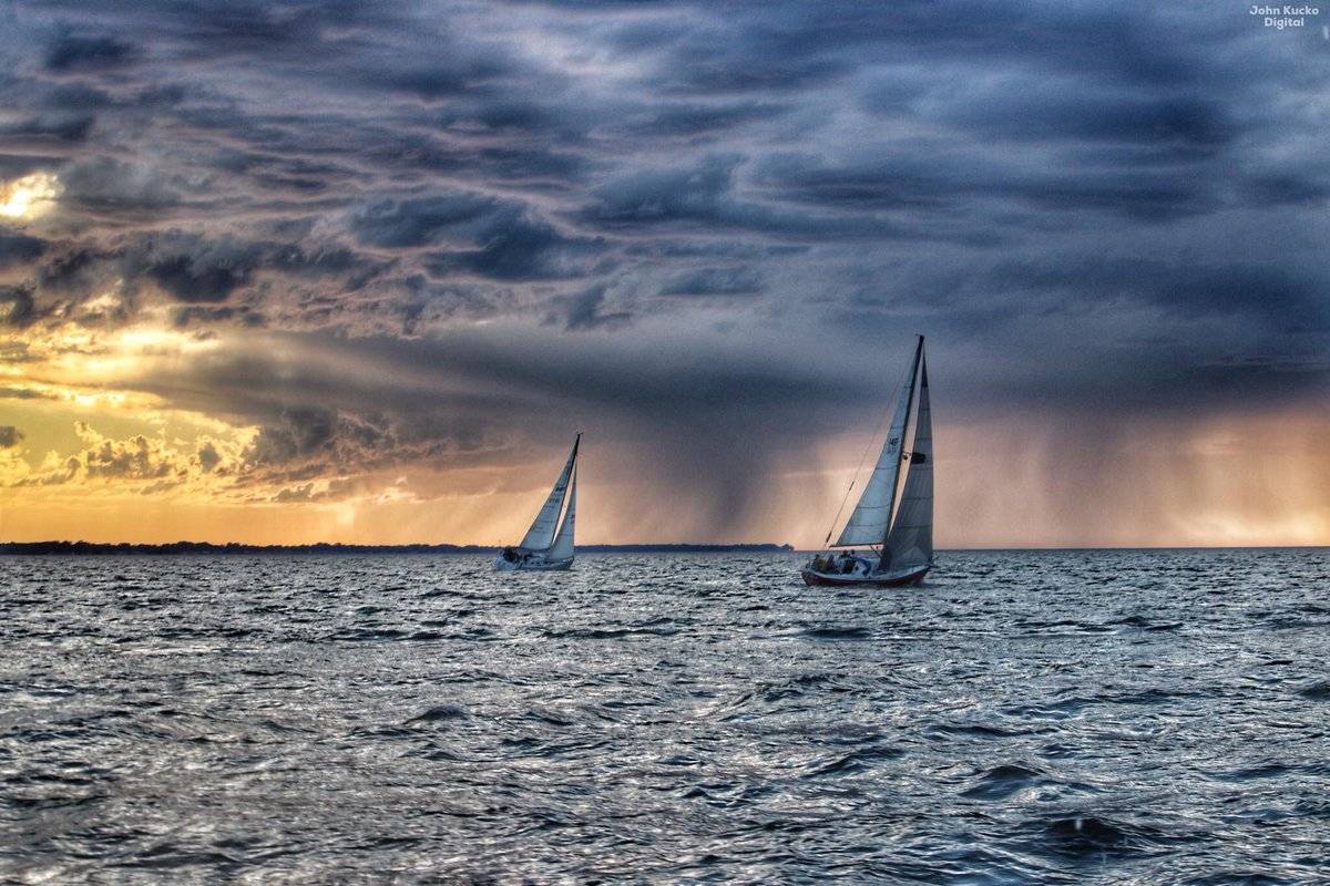 Beautiful night out on Lake Ontario near Rochester, NY by John Kucko @john_kucko