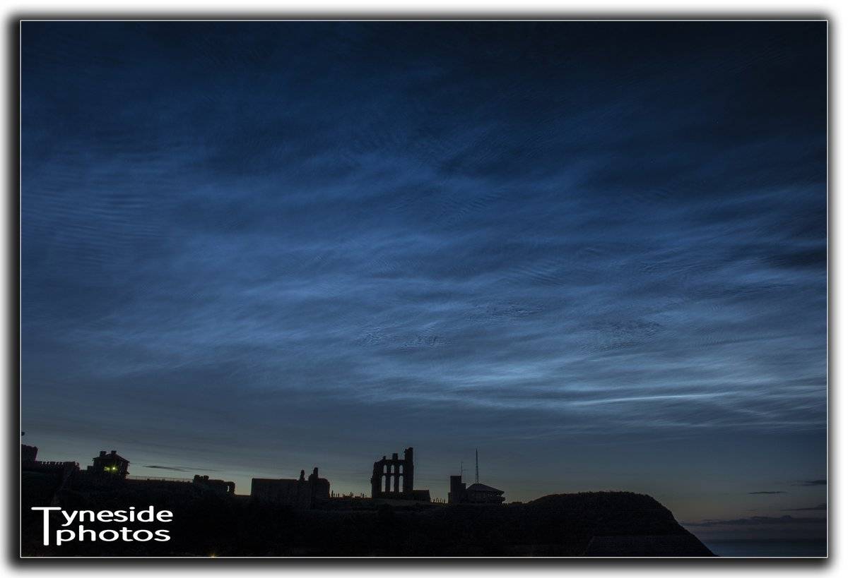 Noctilucent clouds over north Tyneside by tynesidephotos.co.uk @the_zigmeister