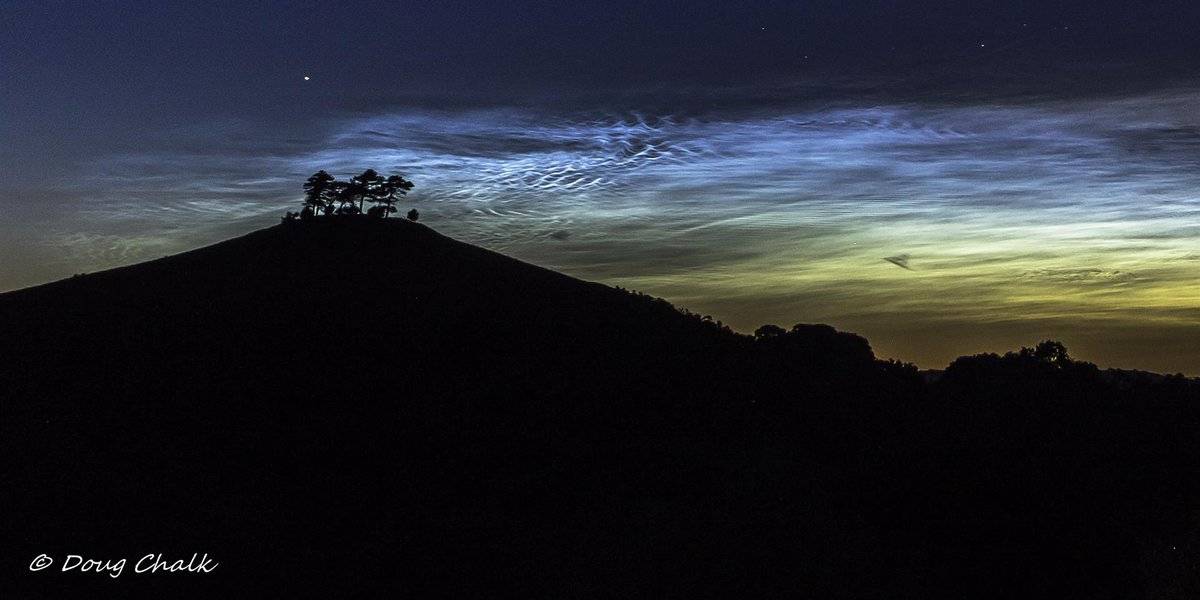 Some Noctilucent couds at Colmer's hill by Doug Chalk @doug_chalk