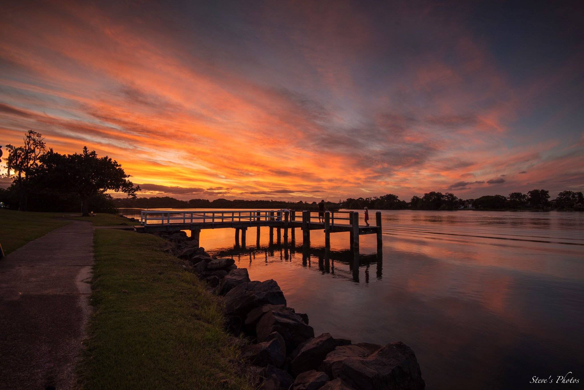 Sunset from the Tweed River, New South Wales, Australia by Steve Berardi @Marcus_0312