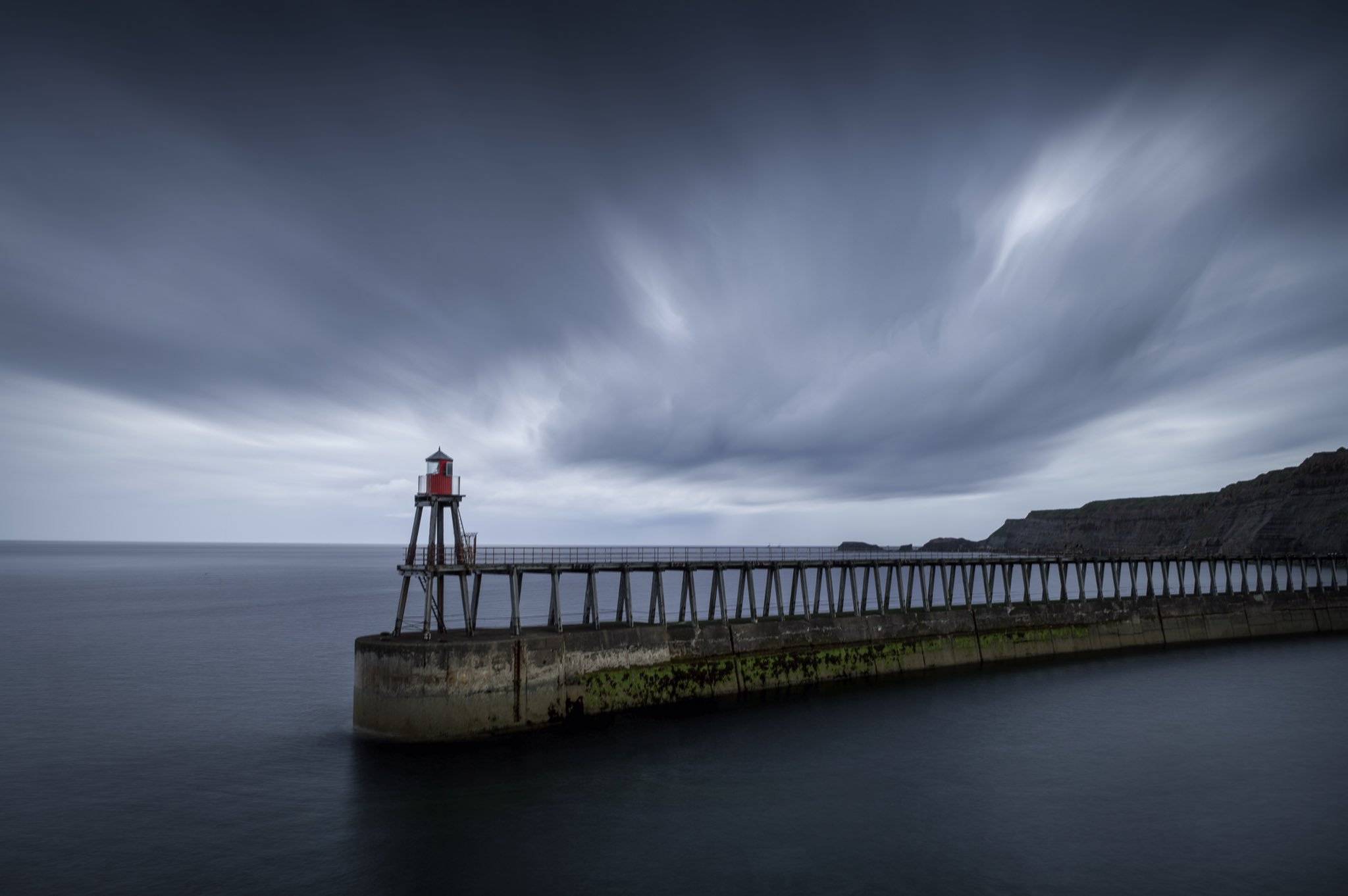Whitby harbour pier by Ryan Harris @ryanharrisphoto