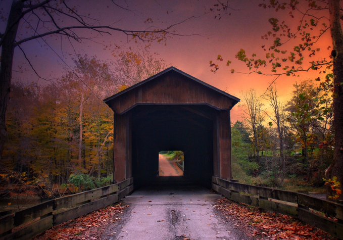 All Alone at the End of The Day, Ashtabula County, Ohio by cowtownchad @cowtownchad